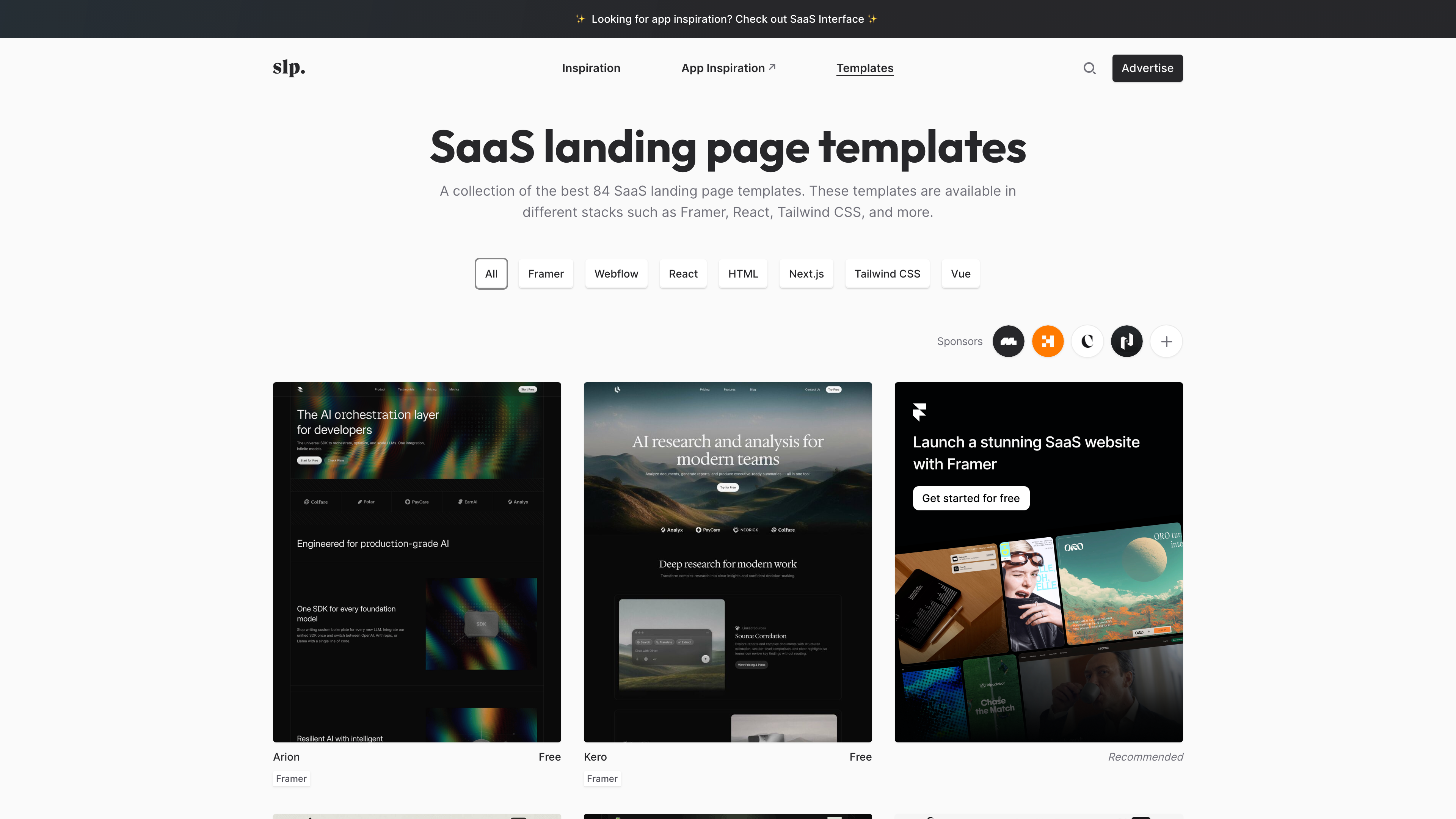 The template directory